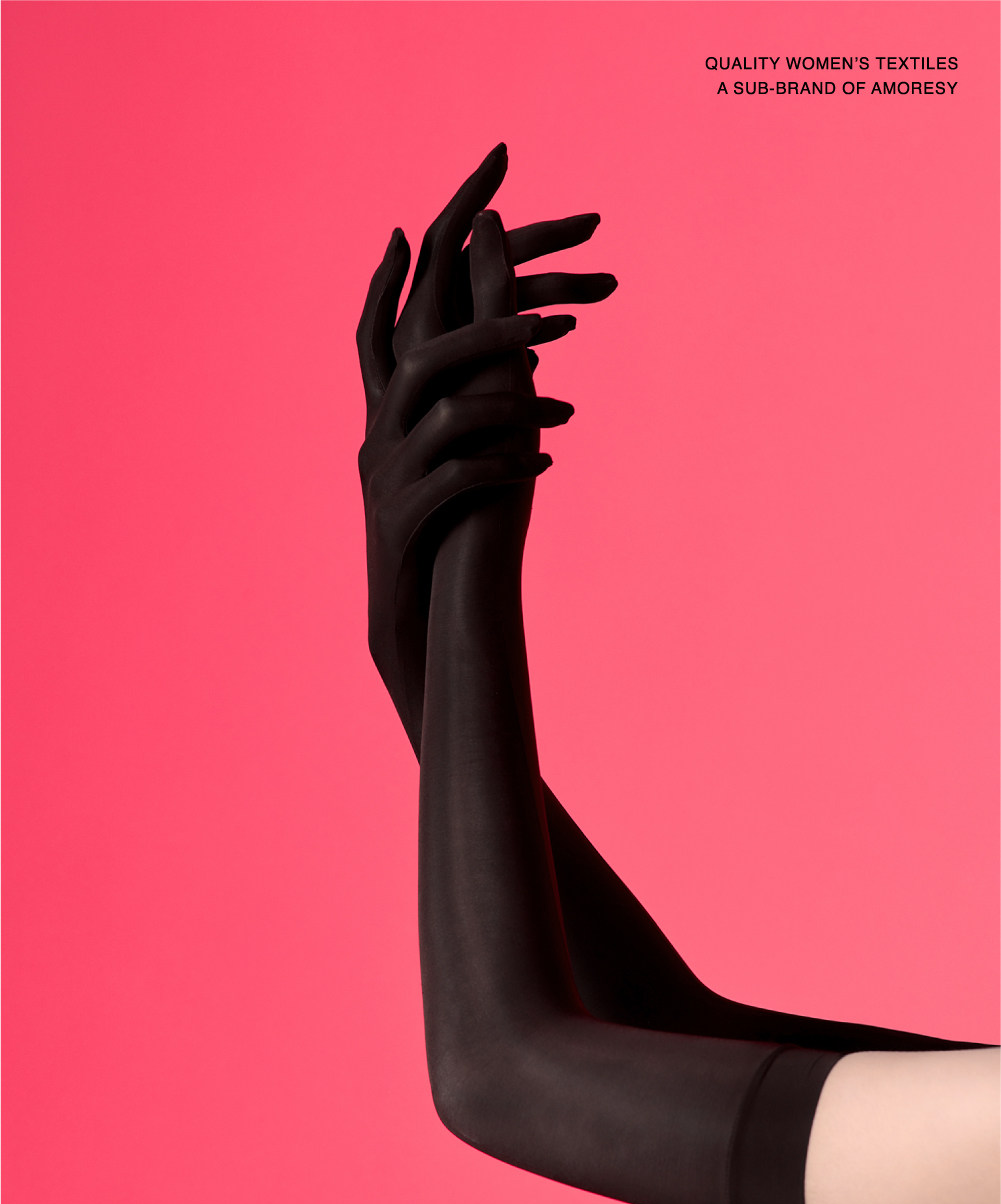 8D Soft Yarn Ultra Thin Sexy Finger Slippery Silk Socks Gloves - 图片 9